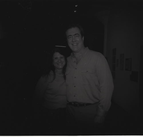 "Deborah M. Colton and Joel Davis at Deborah Colton Gallery preview," 2003, 120mm Black and White Negative