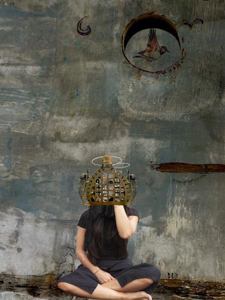 "I Am," 2024, Archival Inkjet Print on Hahnemuhle satin paper, laid on panel, Edition of 3, 18 x 14 inches