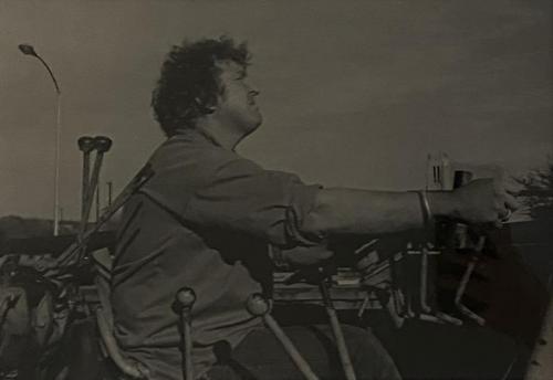 “Dick Wray,” Circa 1968, Silver Gelatin Print, 8 x 12 Inches