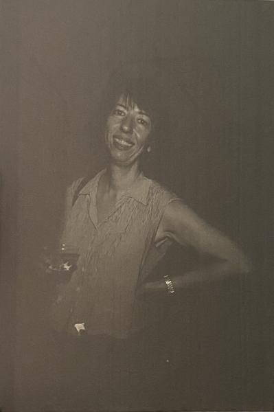 “Alison de Lima Greene at Texas Gallery,” 2001, Silver Gelatin Print, 12 x 9 Inches