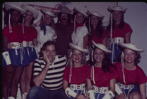 "Kilgore Rangerettes at the CAMH Rainbow Bread Wall Event," 1977, 35mm Color Slide