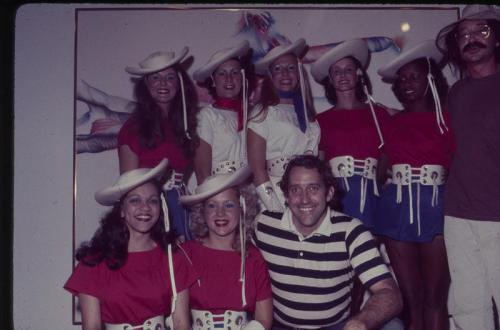 "Kilgore Rangerettes at the CAMH Rainbow Bread Wall Event," 1977, 35mm Color Slide