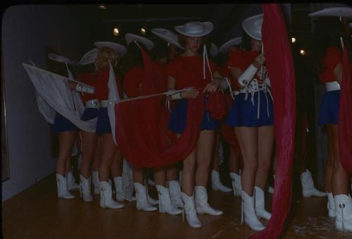 "Kilgore Rangerettes at the CAMH Rainbow Bread Wall Event," 1977, 35mm Color Slide