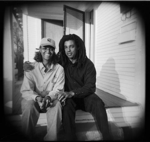 "Rick Lowe and Friend," 2000, 120mm Black and White Negative