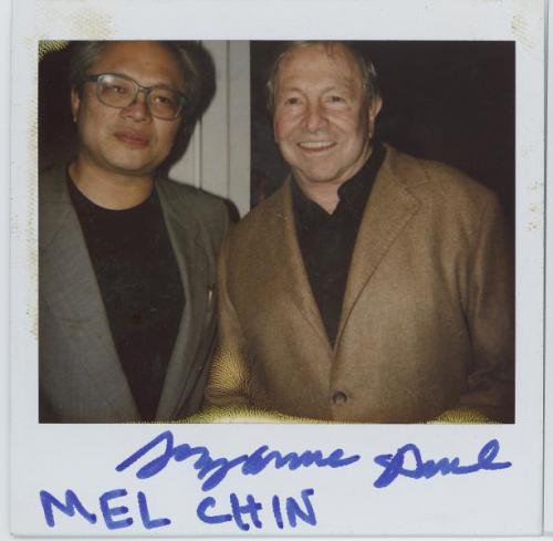 "Mel Chin and Robert Rauschenberg," 2001, Integral Dye Diffusion Print (Polaroid)