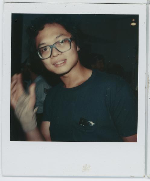 "Mel Chin," Circa 1976, Integral Dye Diffusion Print (Polaroid)