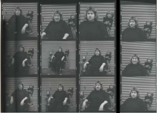 "Sharon Kopriva,"2001, Contact Proof Print, 40 x 50 Inches