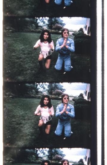 "John & Yoko, Posing for a Polaroid to be Delivered to George Maciunas, June 12, 1971," 2013, Archival Photographic Print, Edition of 3 + 2 AP,  20 x 12.5 Inches