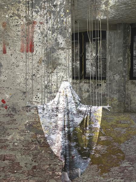 "Puppet Show," 2024, Archival Inkjet Print on Hahnemuhle satin paper, laid on panel, Edition of 3, 18 x 14 inches