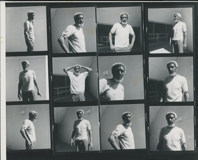 Edsel Cramer, Circa 1988, Contact proof print