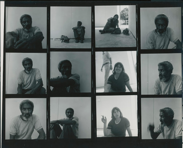 Edsel Cramer and Suzanne Paul, Circa 1988, Contact proof print