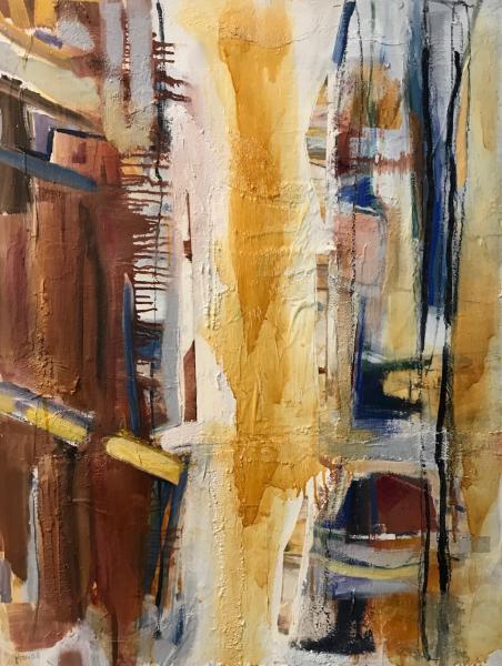 "The Hidden Path II," 2011,  Oil on Canvas,  40 x 30 Inches
