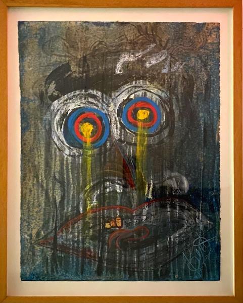 "Untitled,"  2006,  Acrylic on Paper,  26 x 19 Inches 