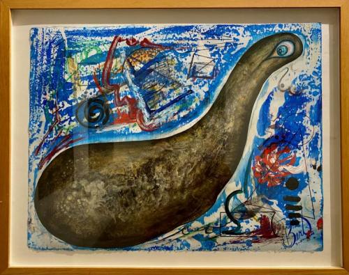 “See Looking at See,” 2006, Acrylic and Charcoal on Dutch Stonehenge Paper, 19 x 25 Inches