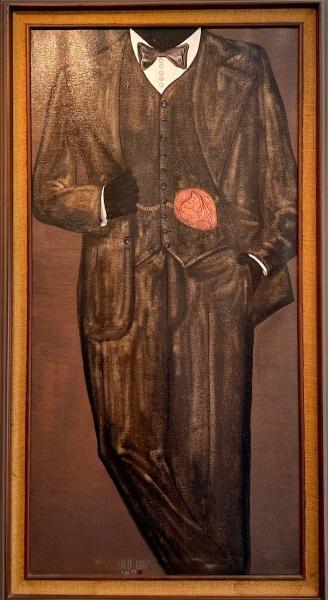 "Time Piece," 1977, Acrylic on Canvas, 51.5 x 28 Inches