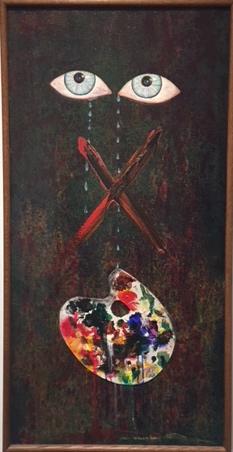 "Untitled," 1979, Acrylic on Canvas, 48 x 24 Inches 